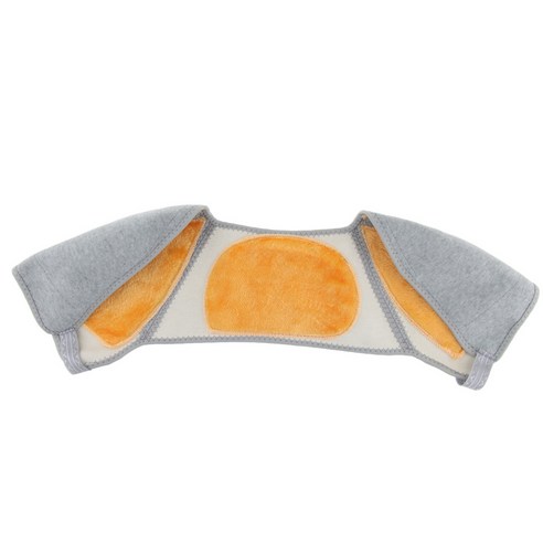 CY SHOP 성인 대나무 숯 섬유 스포츠 더블 어깨 지지대 중괄호 랩 M/L/XL 효과적으로 불편 함을 완화, M, 회색, 설명