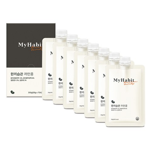 마이해빗 한끼습관 까만콩 (50g x 7개입), 까만콩 쉐이크 1BOX