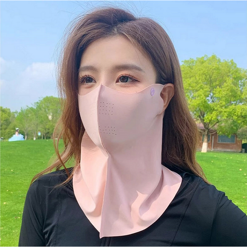 제스넷 쿨링 마스크 골프 스포츠 야외 아이스, 그레이, 1개
