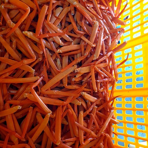 대게  살이 꽉 찬 홍게다리살 1kg(100-120개내외) (찜비 배송비 무료), 1kg(100-120개 내외), 1개