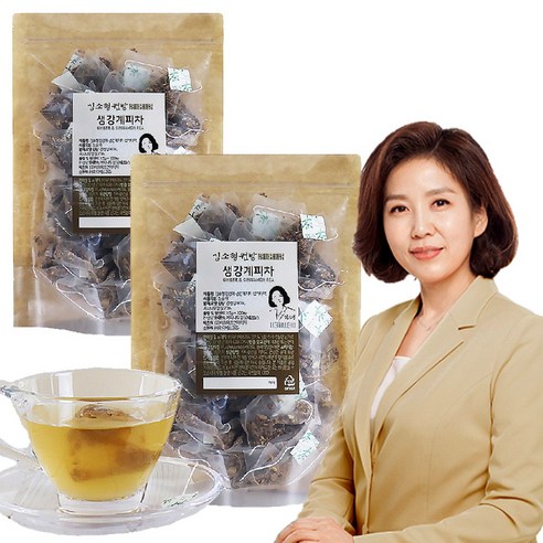 저온가공 김소형 생강계피차 삼각 티백 국산 생강 건강차