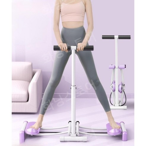 좌우 피겨운동기구 사이드스탭퍼 좌우스탭퍼 유산소홈트 가정용유산소기구, B.핑크