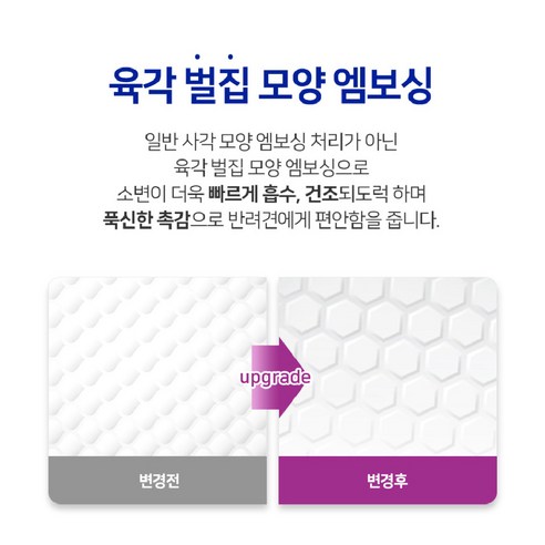 믿을 수 있는 반려견의 배변 패드
