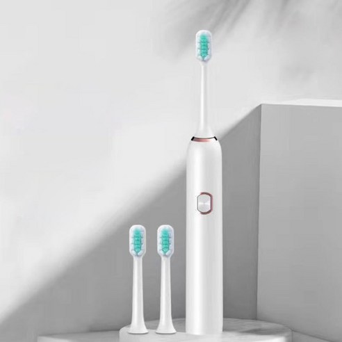 휴대용 전동 초음파 스마트 자동칫솔, 리필칫솔모(5개)