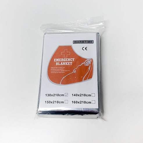 비상용 은박담요 비상담요 중형 130 x 210cm, 중형130x210cm, 1개