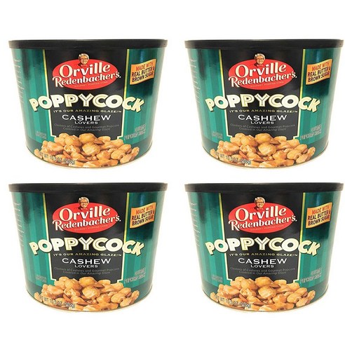 Orville Redenbacher’s Poppycock Cashew Lovers Gourmet Popcorn 10.5oz (4-pack), 4개, 298g 10otherschairs-versionanglaise[팝업북] Best Top5