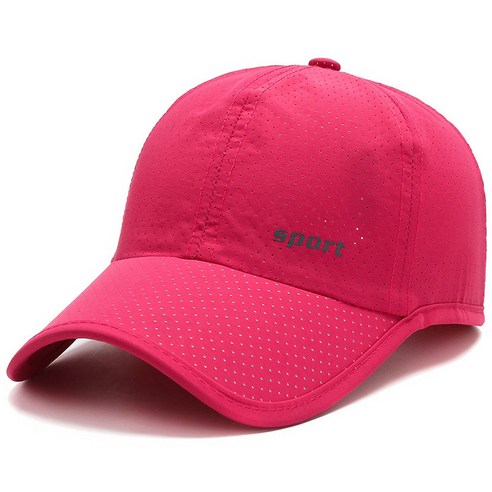 [LF] 남성 에어맥스 메쉬 캡 아웃도어 낚시 썬캡, Rose Red