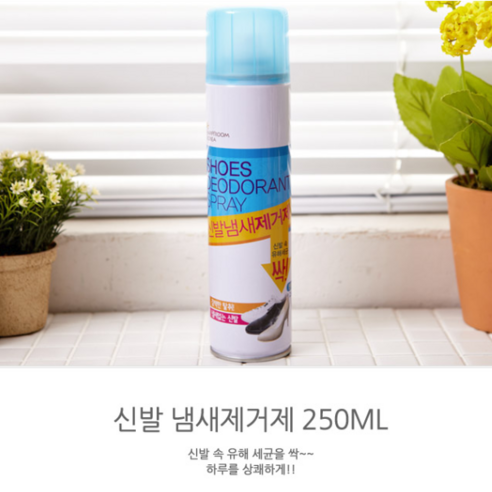 신발속 유해세균 싹 잡아주는 신발 냄새제거제 250ml 운동화 탈취제 발냄새제거 신발냄새제거 구두 부츠 실내화 군화 전투화 인라인 냄새제거 탈취 신발탈취제, 1개