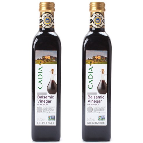 카디아 발사믹 식초 오브 모데나, 500ml, 2개