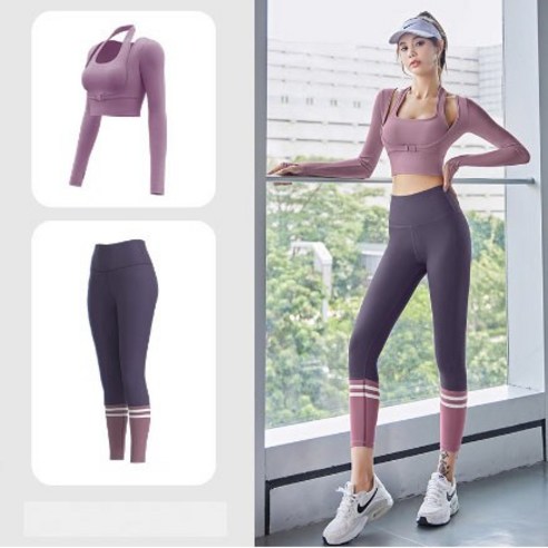 태영스토어 크롭요가 필라테스복 세트
