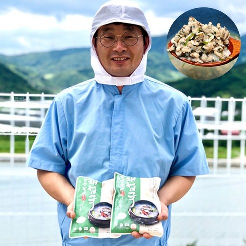 강변할매 하동 섬진강 재첩국 자연산 500g, 500g, 10개 - 국/찌개/탕 | 쿠팡