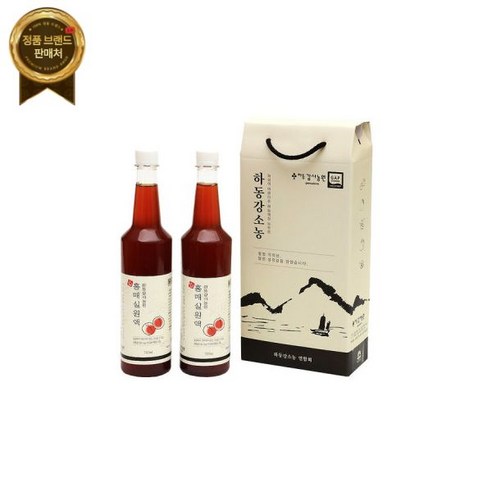 하동감사농원 홍매실원액 750ml-매실청 엑기스, 750ml, 4개 황매실 Best Top5