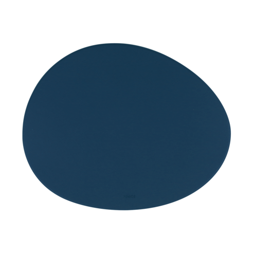 FENICE 조약돌 가죽 마우스 패드, NAVY, 1개