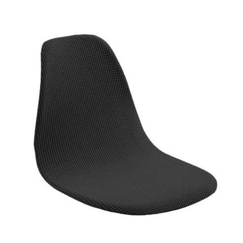 공급 Eames 스트레치 의자 커버 와플 미니멀리스트 테이블 의자 커버 책상 의자 커버, Eames방수블랙, 长宽50cm以内