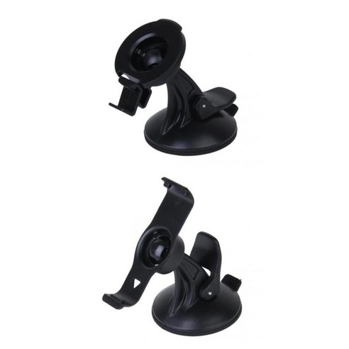 Garmin Nuvi 457LMT 2400 2577LT용 2x 흡입 컵 자동차 마운트 GPS 홀더, 블랙, 2.2 인치, 플라스틱