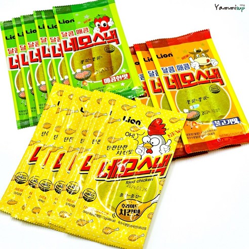 네모스낵과 에낙의 맛있는 만남: 든든한 간식을 위한 혼합 구성 30개