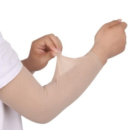 기타 문신 타투 커버업 살색 팔토시 팔 다리 멍 흉터 가리기 여름 쿨 토시, 1개