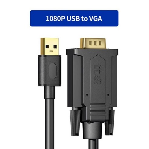 Unnlink USB to HDMI VGA 어댑터 변환기 케이블 TV PC 프로젝터 노트북 폰 컴퓨터용 외부 그래픽 카드, 01 USB to VGA 에이블클래스 Best Top5