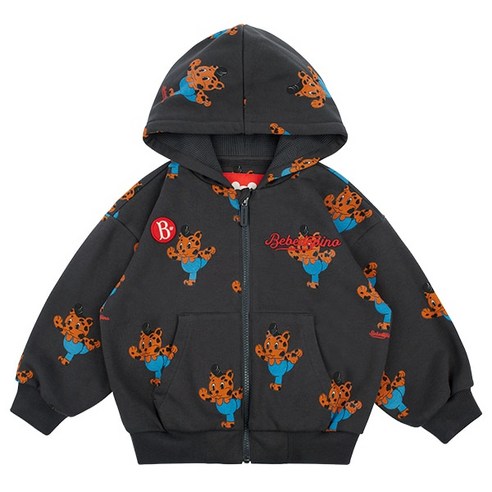 베베드피노 BP33JD314 All over arthur hooded zip up jacket1410583