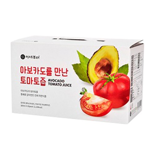 이제부터 아보카도를 만난 토마토즙 과채주스 원액 30포, 3000ml, 1개