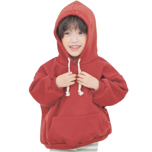 까꿍놀이터 [남녀공용] 인싸기모후드티 레드