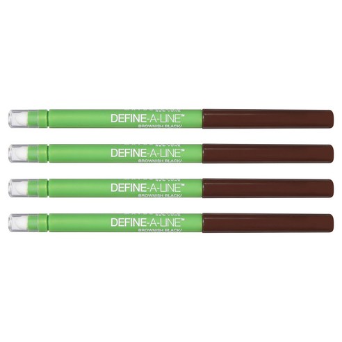 메이블린 디파인 A 라인 아이라이너 280mg, Brownish Black, 4개