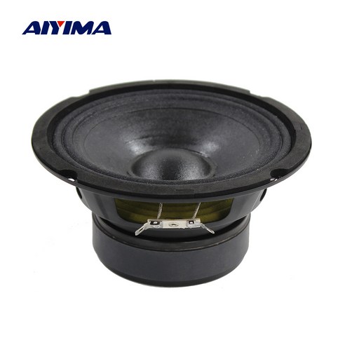 AIYIMA 6인치 퓨어 서브우퍼 우퍼 스피커 8옴 80W 사운드 스피커 베이스 라우드 스피커 자동차 가정용 오디오