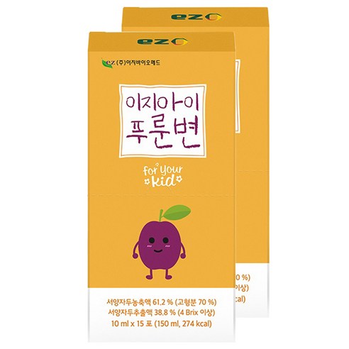 이지바이오메드 이지아이 푸룬변 10ml 30개, 2개