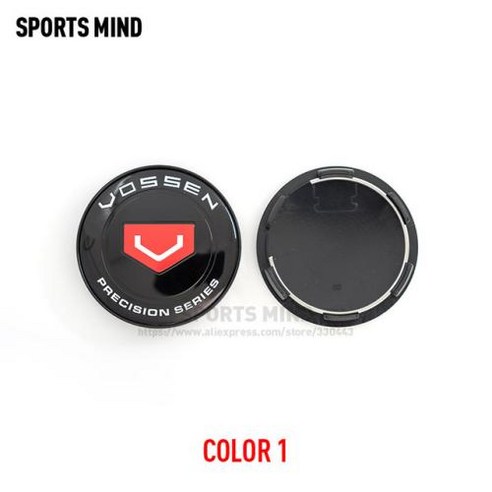 4 개몫 68MM VOSSEN 자동차 휠 센터 허브 캡 자동차 Refitted 엠 블 럼 로고 방진 커버, 6)COLOR 5