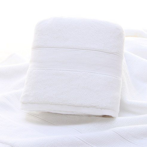 순면 목욕수건확대 두께 60g 성급 목욕수건 주문 제작 업체, 백색, 70*140