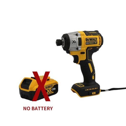 DEWALT 전기 스크루 드라이버 임팩트 무선 드릴 브러시리스 모터 전동 공구 Dewalt DCF887 20V 배터리용 1/4 인치