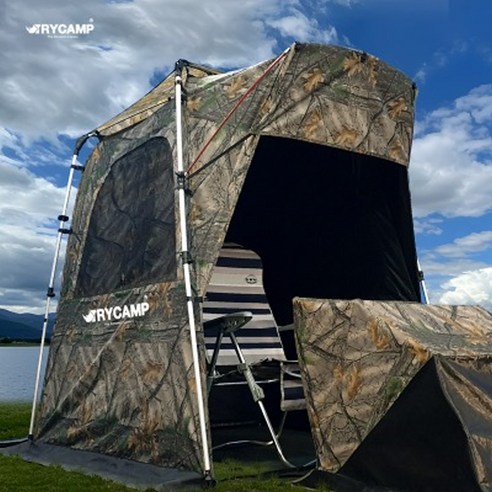 자연을 벗삼아 즐기는 나만의 아늑한 낚시 공간, 유천낚시 트라이캠프 FA-1414H 포터블 의자텐트 섬프코리아