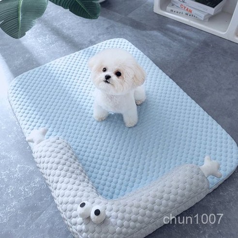 다이써마켓 시원하시개 반려동물 강아지 쿨매트 방석 시원한 쿨링 쿠션 소형견 중형견 대형견, S:45cm * 35cm, 1개