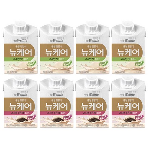 뉴케어 200ml 구수한맛 4개 + 고소한검은깨 4개