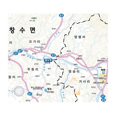 포천 지도와 한국도로망도 세트의 할인가격과 정보