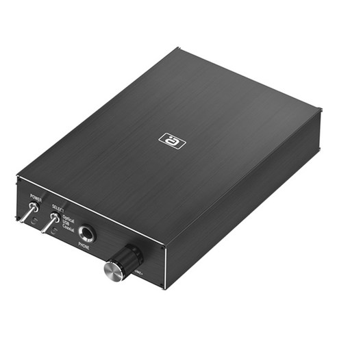 AFBEST DA580 HiFi 디지털 오디오 디코더 DAC 헤드폰 증폭기 24Bit 96KHz 입력 USB/동축/광 출력 RCA Amp-US 플러그, 검정