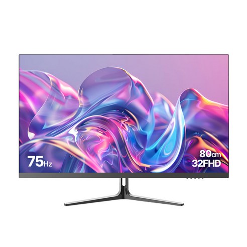 스카이뷰 FHD 32인치 IPS 모니터 75Hz 게이밍 베젤리스 광시야각 사무용 컴퓨터모니터 CCTV모니터