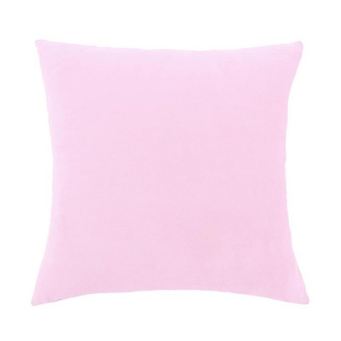 소프트 소파 의자 침대 홈 데코 베개 케이스 쿠션 커버 던지기 베개 가짜, 핑크 50x50cm, {"수건소재":"플러시"}