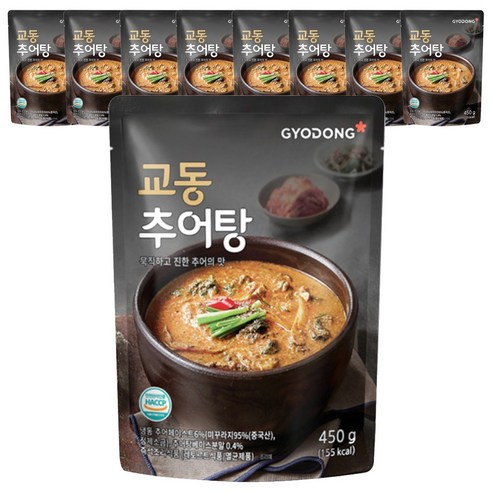 교동식품 추어탕, 450g, 9개