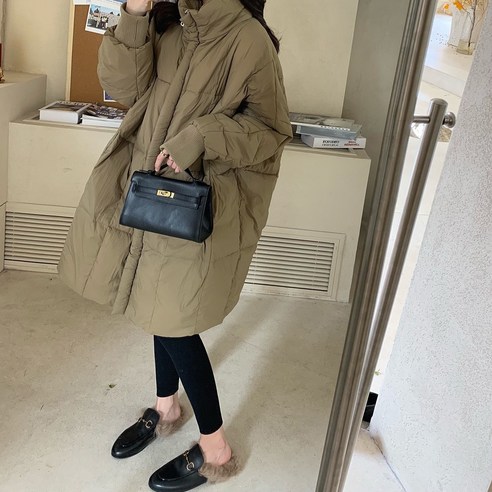 몽벨 여성 시그니처 헤비 푸퍼_MW3FWWJJ85 여성롱패딩 12 ANYOU 롱패딩 패딩 빅사이즈 겨울 여자하프 기장패딩