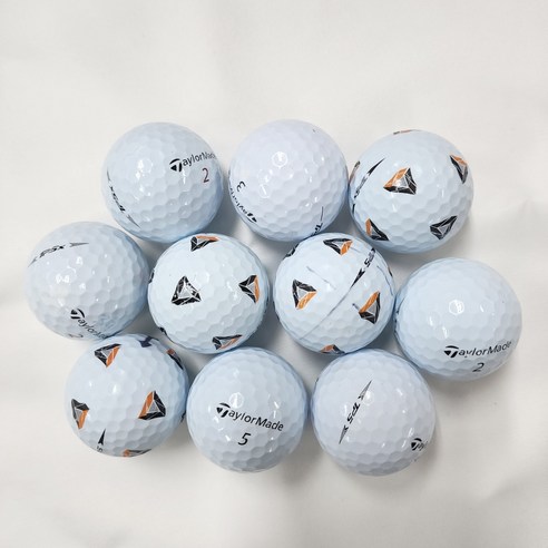 상급레벨 5피스 로스트볼 테일러메이드 TP5 10개구성 물세척 비재생볼, 10개, 10개입