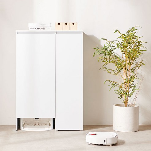 [룩홈] 깔끔한 로봇청소기 수납장으로 집안을 정리하세요 청소기수납장