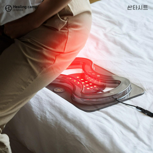 메디온애니 산타시트 좌욕기 근적외선 항문 방석 임산부좌욕기 건식 휴대용 가정용 좌욕 무선리모컨 포함, 1개