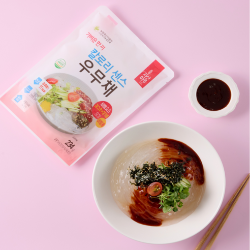 [지리산맑은물춘향골] 간편한 한끼 다이어트 칼로리센스 우무채 - 수산물/건어물 | 쿠팡