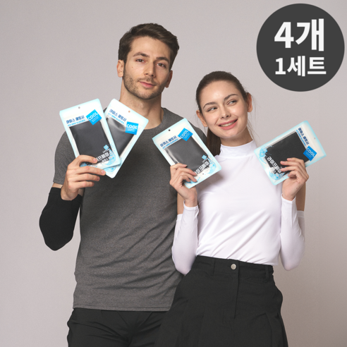 프라임스톤 자외선 차단 귀걸이 타입 멀티 스포츠 쿨마스크 4p, 혼합 색상 자전거 9 라이프베이스 아이스 쿨토시 UV 99.9% 자외선 차단 팔토시 선물 세트, 블랙, 1개