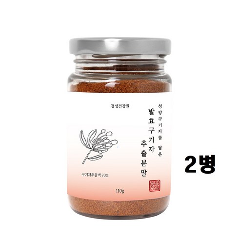 유산균 발효 구기자