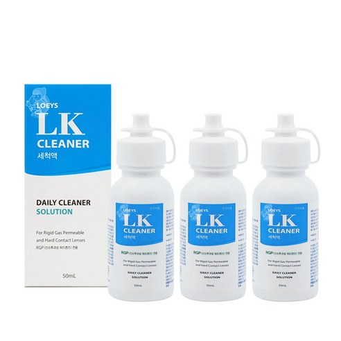 렌즈닦이소녀 Lk클리너 하드렌즈 드림렌즈 세척액, 3개, 50Ml - 가격 변동 추적 그래프 - 역대가