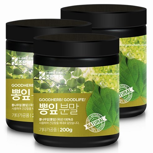 조은약초 뽕잎가루, 200g, 3개