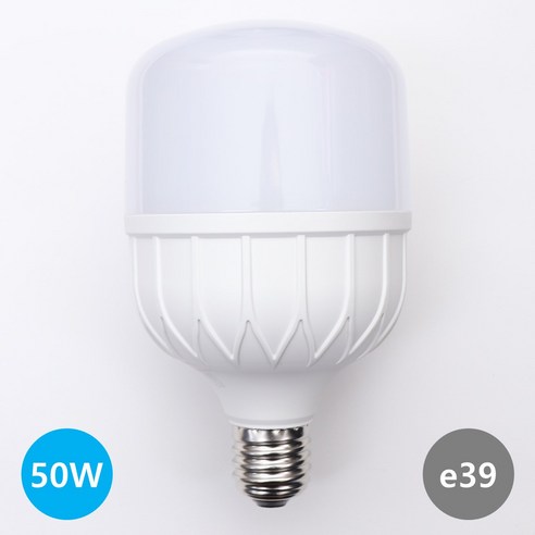 번개표 e39 고용량 전구 50W, 2개, 주광색