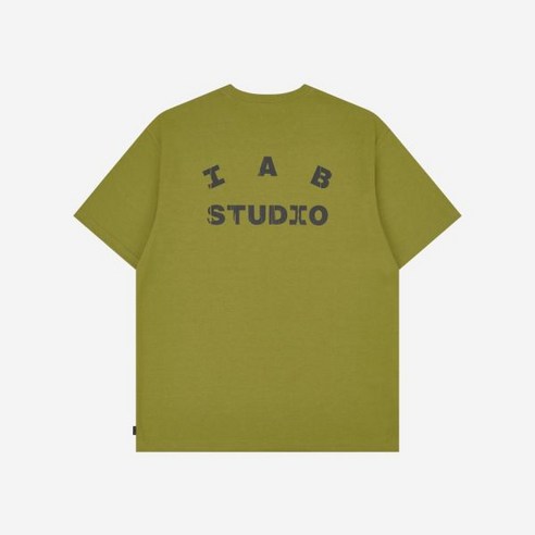 아이앱 스튜디오 x D.P. 티셔츠 올리브 그린 IAB Studio T-Shirt Olive Green 256022